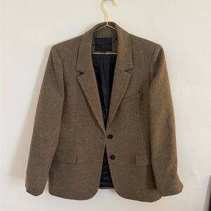 Wool blend blazer